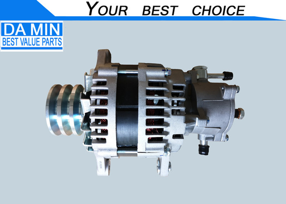 เครื่องผลิตไฟฟ้า 24 วอล 80A 8973515741 เครื่องยนต์ 4HF1 4HG1 4HJ1 พร้อมปั๊มสูบขัดขวาง 2 ปิ้น พล็อก อลูมิเนียม ส่วนเครื่อง