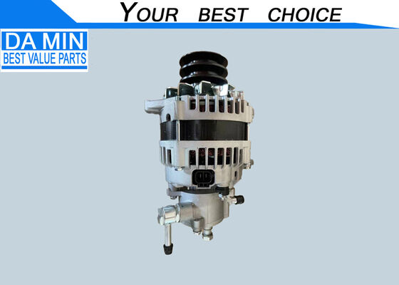 เครื่องผลิตไฟฟ้า 24 วอล 80A 8973515741 เครื่องยนต์ 4HF1 4HG1 4HJ1 พร้อมปั๊มสูบขัดขวาง 2 ปิ้น พล็อก อลูมิเนียม ส่วนเครื่อง